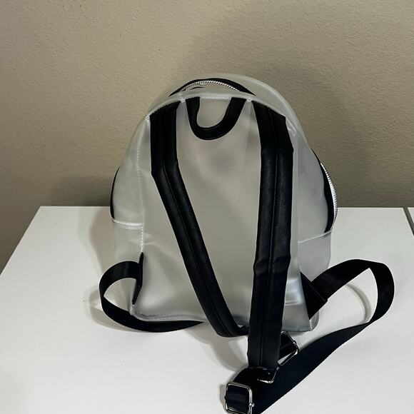 Clear Ghost Backpack Purse with Black Straps | Transparent Bag-Halloween - Picture 2 of 6